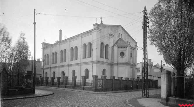 Synagoga we Wrześni. Fr. Włosik, okres międzywojenny