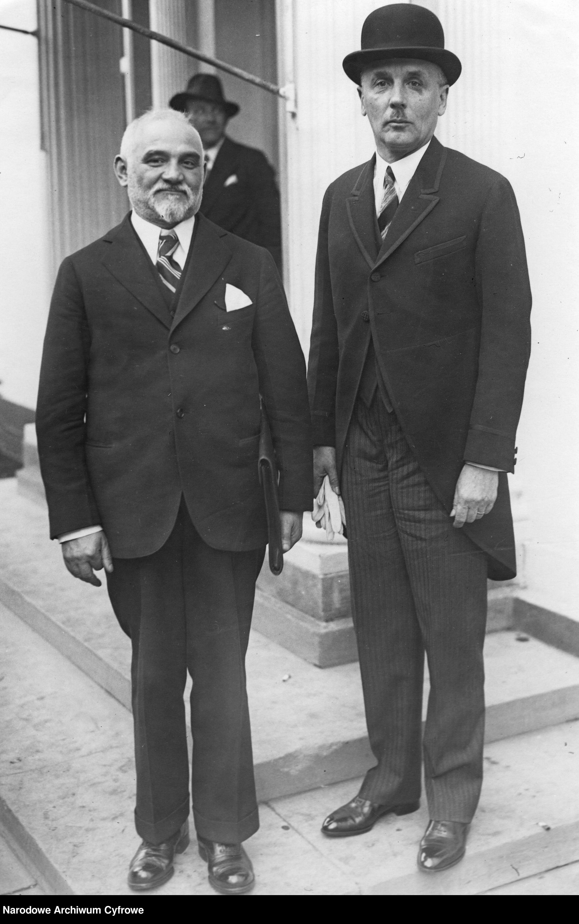 Henryk Glicenstein i Tytus Filipowicz, ambasador Polski w USA.